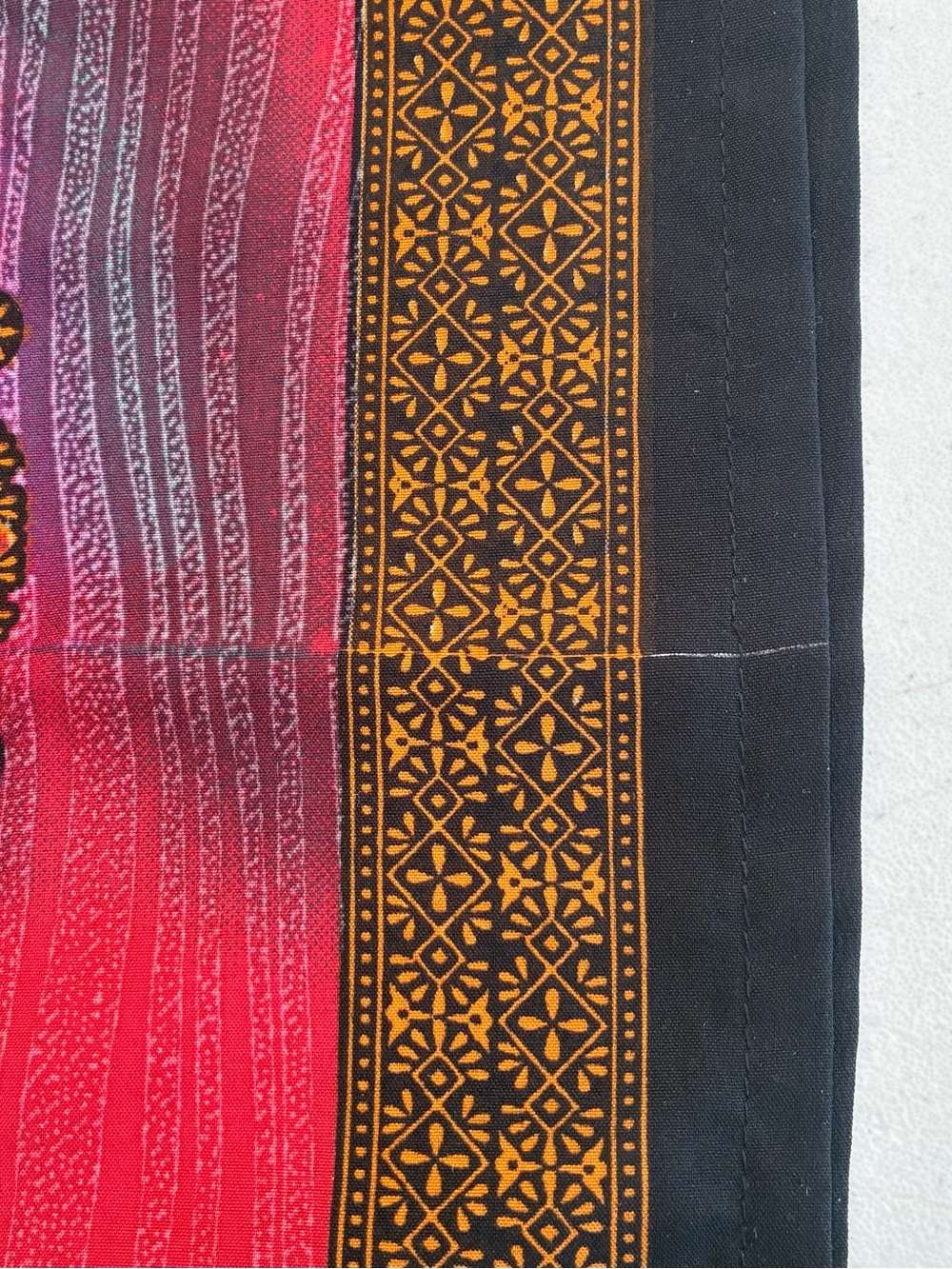 Bohemian Printed Multicolored Kaftan Dress - Picture 7 of 10